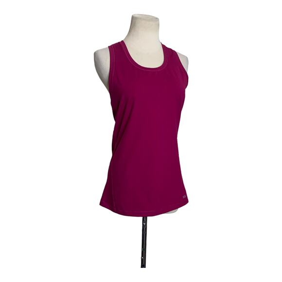 DSG fuchsia sleeveless racer back athletic top size M - Picture 6 of 8